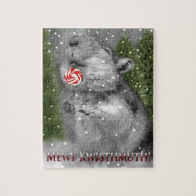 Quebra-cabeça Sonho do Natal do Gerbil (Vertical)