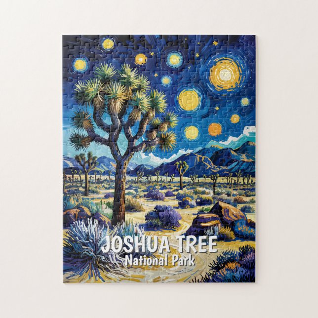 Quebra-cabeça Sonho Moderno da Árvore de Joshua no Deserto de Mo (Vertical)