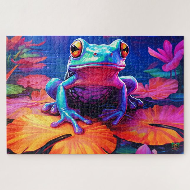 Quebra-cabeça Sonho sapo-Tático: O Colorido Lino (Horizontal)
