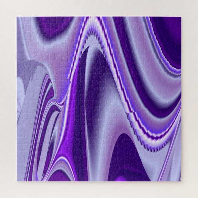 Quebra-cabeça Sonhos de Arco-Íris de Flor Roxo (Vertical)