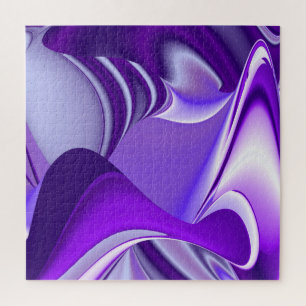 Quebra-cabeça Sonhos de Arco-Íris de Flor Roxo