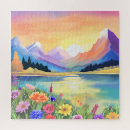 Quebra-cabeça Sonhos pelo Santuário do Lago das Montanhas