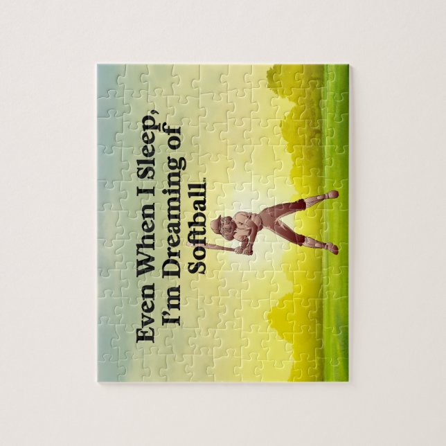 Quebra-cabeça Sonhos SUPERIORES do softball (Vertical)