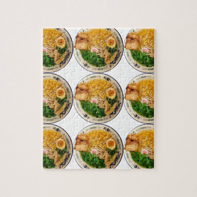 Quebra-cabeça Sopa de Pork Ramen Noodle (Vertical)