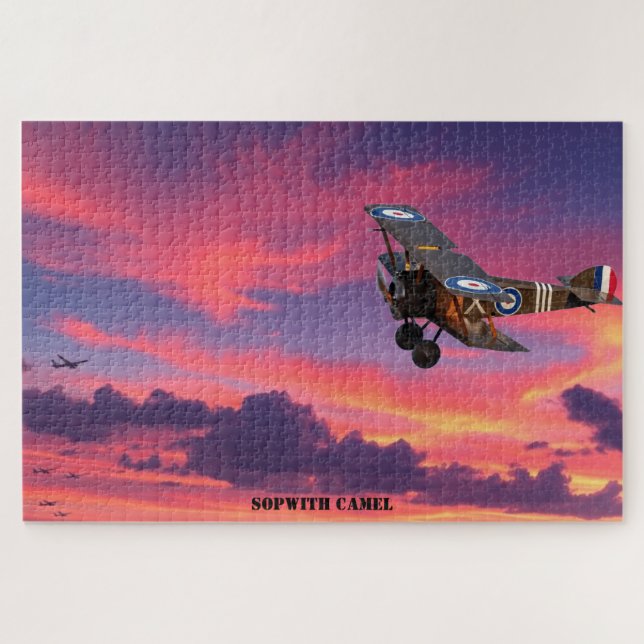 Quebra-cabeça Sopwith Camel: Asas da História Edição 2 (Horizontal)