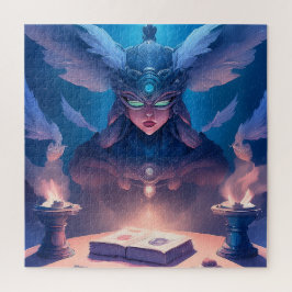 Quebra-cabeça Sorceress  Getting Ready To Cast Spell