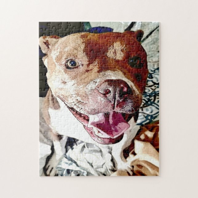 Quebra-cabeça Sorrindo o Rosto Pittie (Vertical)