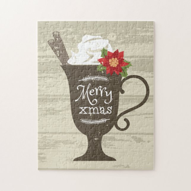 Quebra-cabeça Sorvete de Natal Merry (Vertical)