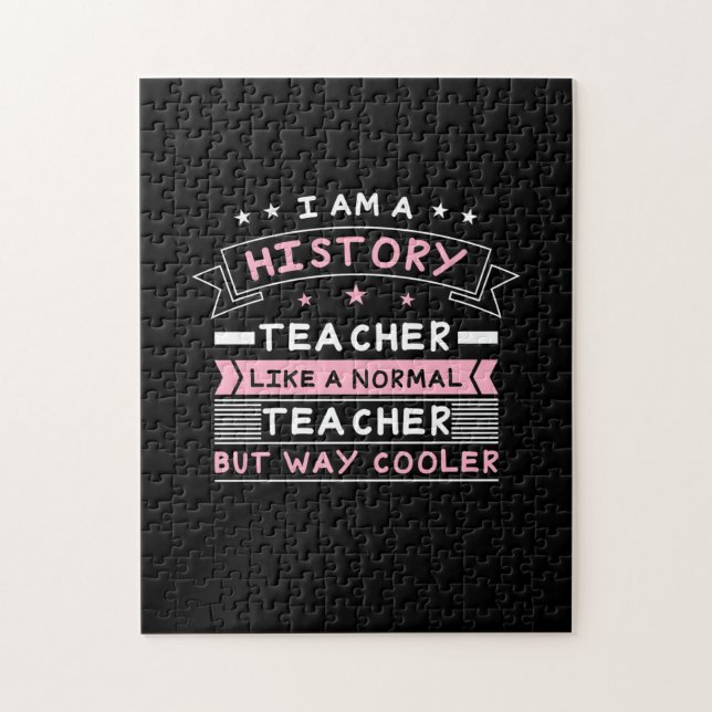 Quebra-cabeça Sou Professora De História (Vertical)