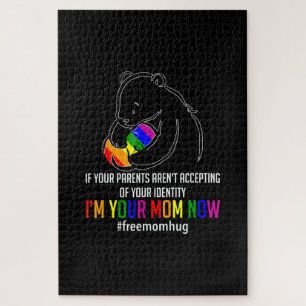 Quebra-cabeça Sou Sua Mãe Agora - Lgbt Free Hugs Suportam Orgulh