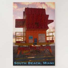 Quebra-cabeça South Beach, Miami Lifeguard Stand (Resgate do Oce