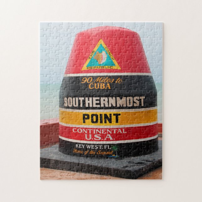Quebra-cabeça Southern Most Point Florida. (Vertical)