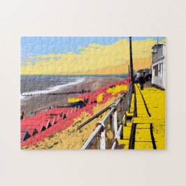 Quebra-cabeça Southwold Promenade Colorido