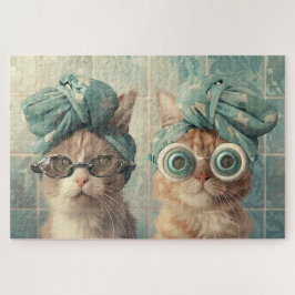 Quebra-cabeça Spa Kittens