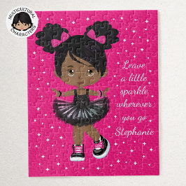 Quebra-cabeça Sparkle Black Girl Personalizada