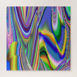 Quebra-cabeça Spirit of Summer Breeze, Abstrato 3D Rainbowart