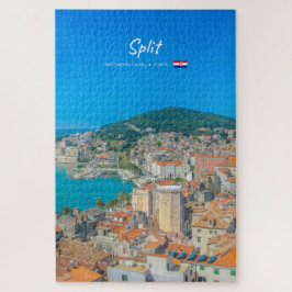 Quebra-cabeça Split, Croácia - Cidade Costeira