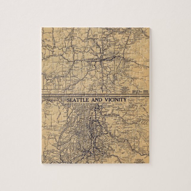 Quebra-cabeça Spokane, Seattle (Vertical)