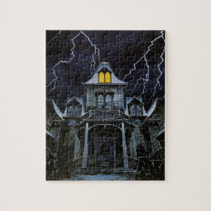 Quebra-cabeça Spooky Haunted House