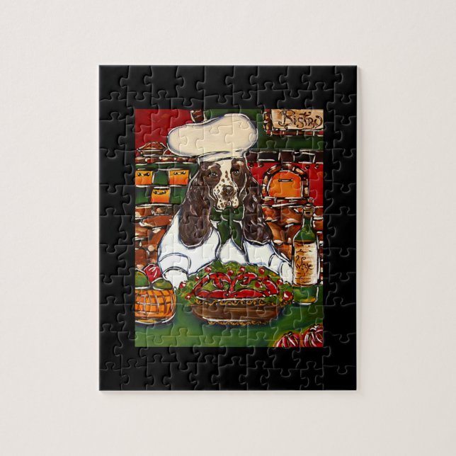 Quebra-cabeça Springer Spaniel Inglês (Vertical)