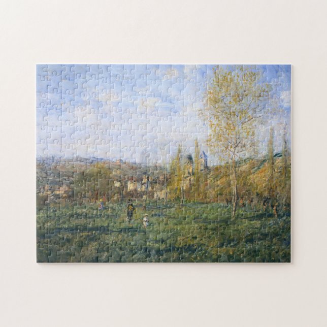 Quebra-cabeça Springtime em Vetheuil Monet Fine Art (Horizontal)