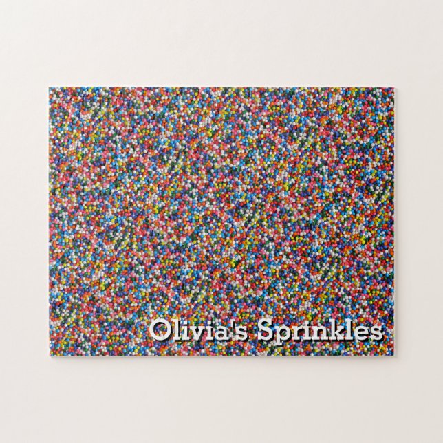 Quebra-cabeça Sprinkles Coloridos Adicione Qualquer Desafio De N (Horizontal)