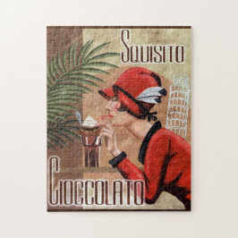 Quebra-cabeça Squisito Cioccolato - Mulher italiana Vintage