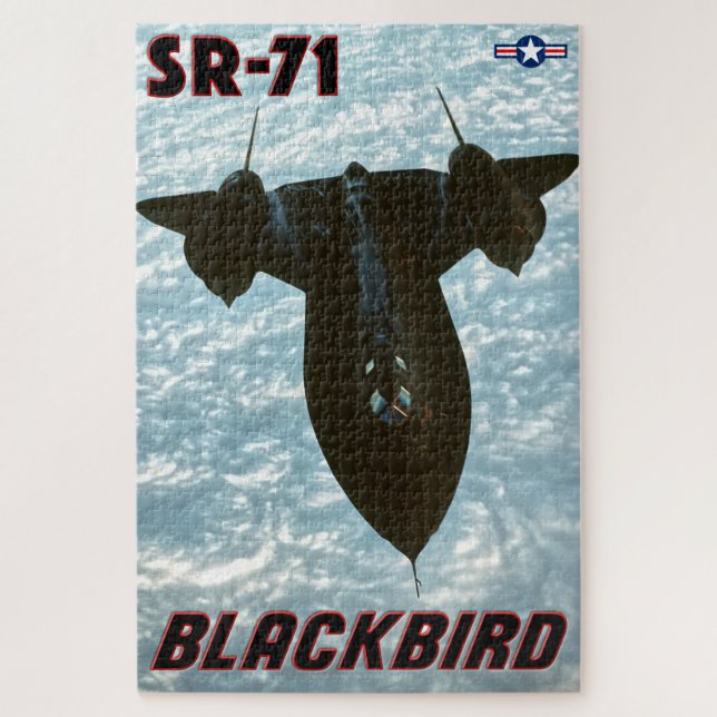 Quebra-cabeça SR-71 BLACKBIRD (20x30 POLEGADAS) (Vertical)