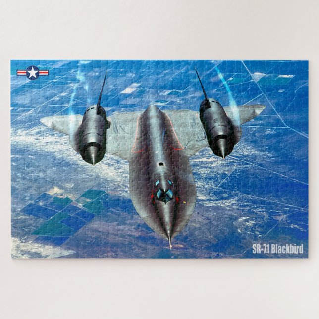 Quebra-cabeça SR-71 BLACKBIRD (20x30 POLEGADAS) (Horizontal)