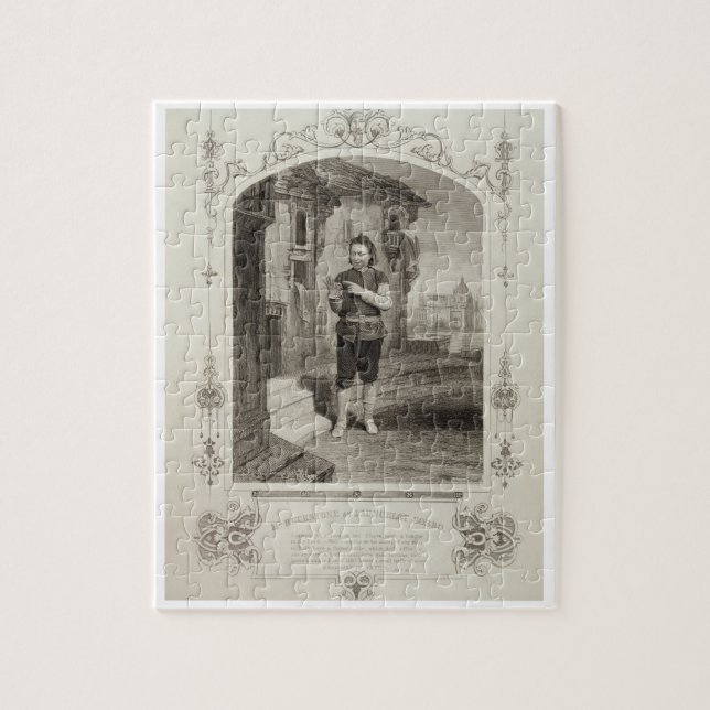 Quebra-cabeça Sr. Buckstone como Lancelot Gobbo, cena 2 do ato (Vertical)