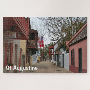 Quebra-cabeça St Augustine: old quarter, Florida, USA