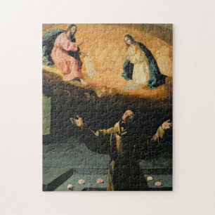 Quebra-cabeça St Francis de Assisi, o milagre dos rosas