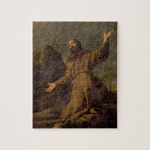 Quebra-cabeça St Francis que recebe os Stigmata