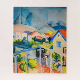 Quebra-cabeça St Germain perto de Tunis | Auguste Macke |