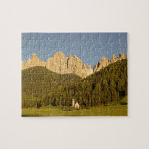 Quebra-cabeça St Giovanni, Val di Funes, Dolomitas, Itália