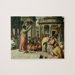 Quebra-cabeça St Paul que Preaching em Atenas (desenhos animados