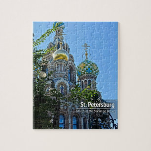 Quebra-cabeça St Petersburg, igreja do salvador no sangue