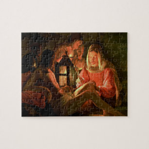 Quebra-cabeça St. Sebastian tendido pela mulher santamente (o