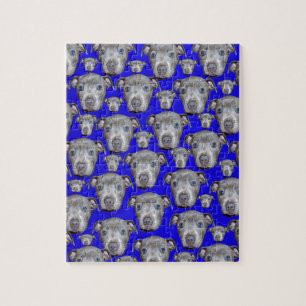 Quebra-cabeça Staffordshire Bull Terrier Puppy Pattern,