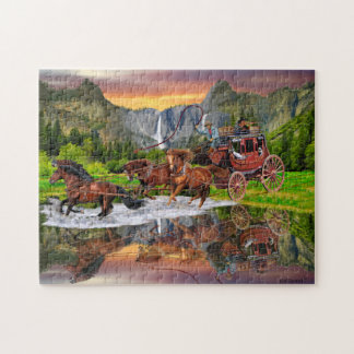 QUEBRA-CABEÇA STAGECOACH DE WELLS FARGO