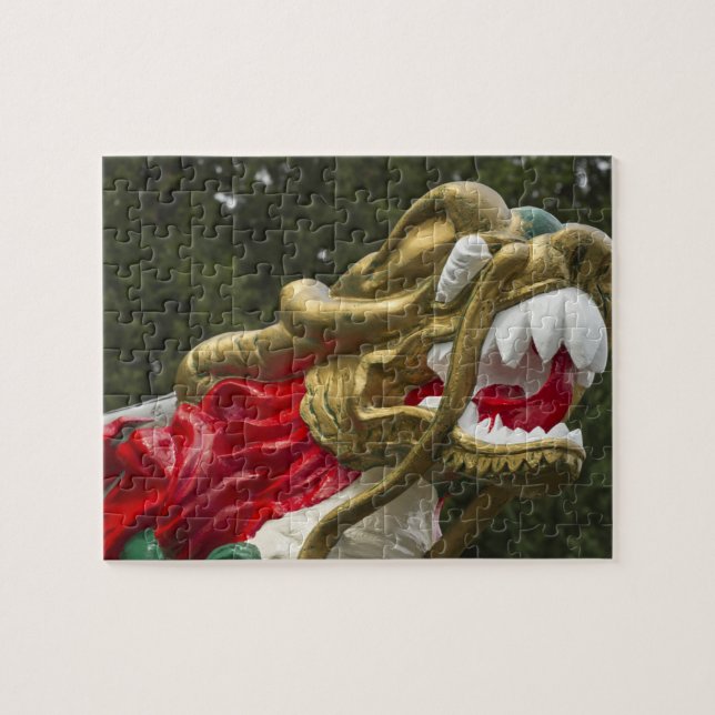 Quebra-cabeça Stanley Park, o dragonboat figurehead chinês (Horizontal)