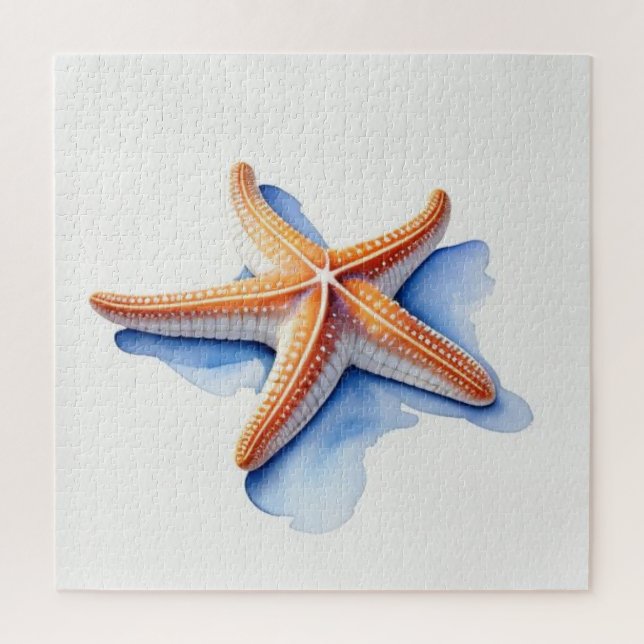 Quebra-cabeça Starfish and Blue Silhouette (Vertical)