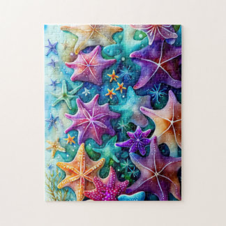 Quebra-cabeça Starfish Colorido
