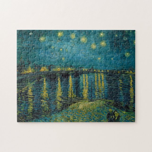 Quebra-cabeça Starry Night, 1888, por Vincent van Gogh (Horizontal)