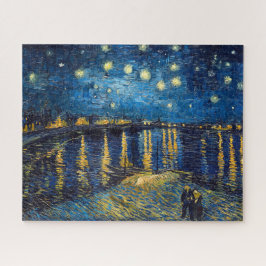 Quebra-cabeça Starry Night no Rhone | Van Gogh |