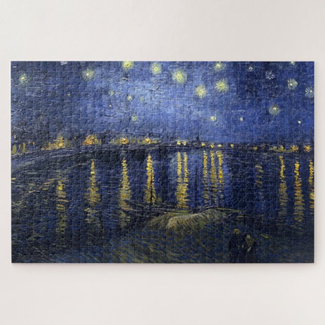 Quebra-cabeça Starry Night Over the Rhone (Horizontal)