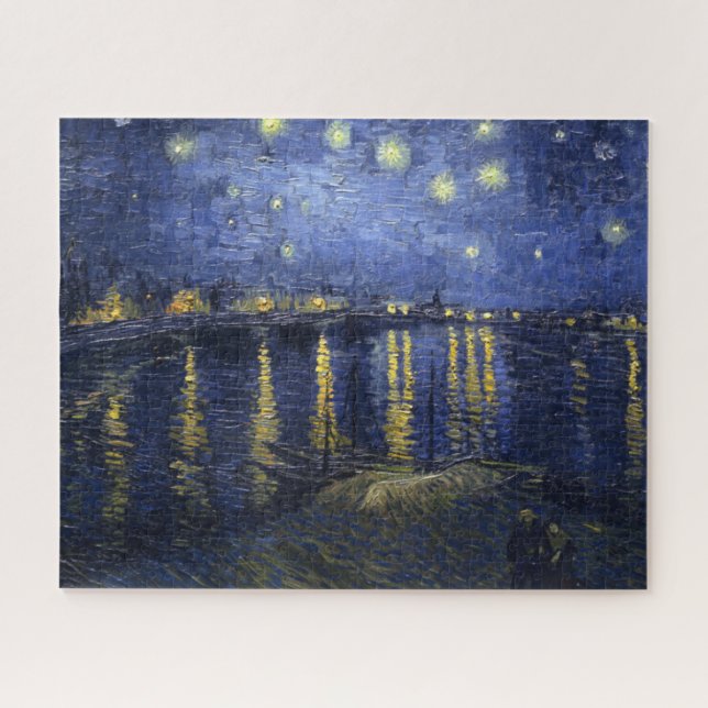 Quebra-cabeça Starry Night Over the Rhone (Horizontal)