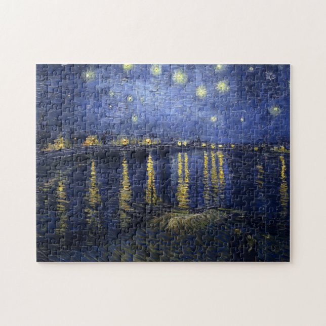 Quebra-cabeça Starry Night Over the Rhone (Horizontal)