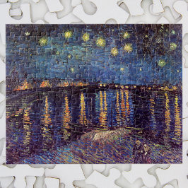 Quebra-cabeça Starry Night Over the Rhone, por Vincent van Gogh
