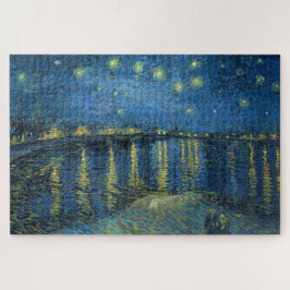 Quebra-cabeça Starry Night Over the River Rhone (por van Gogh)
